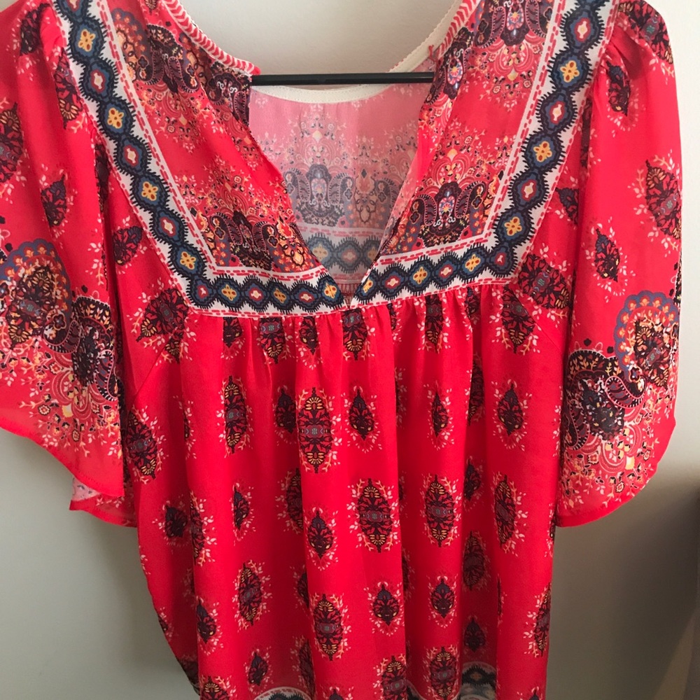 Vici Aztec Patterned Blouse - image 2